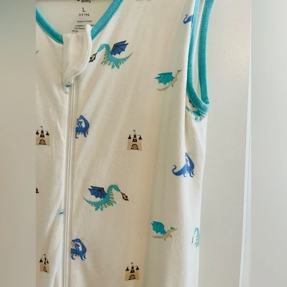COPY - Kyte Baby Bamboo Blue Dragon Sleep Bag Walker | Size L | 0.5 Tog - Picture 4 of 4